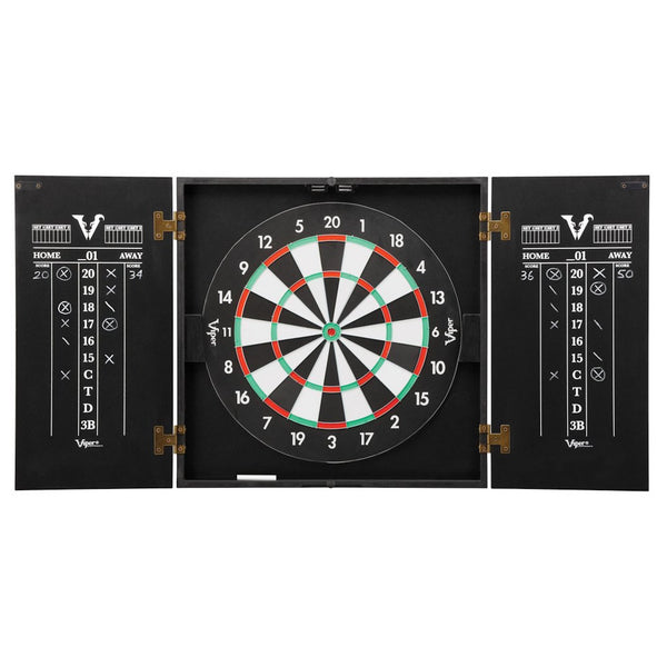 Personalized No Cheating Dart Room Dartboard & Cabinet Set